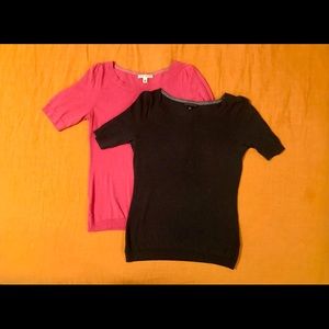 Short Sleeve Sweater (set of 2) Sz M